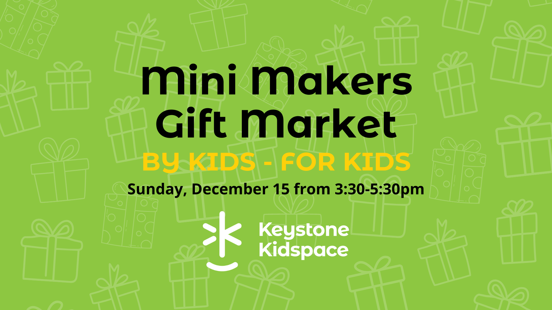 Mini Makers Gift Market